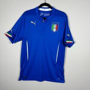 Puma Italy 2014-2015 National Team Home Football Soccer Jersey Men's Size Large